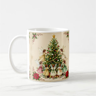 Victorian Christmas Fairy Gathering Coffee Mug
