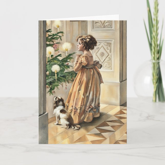 Victorian Christmas  Holiday Card (Front)