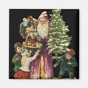 Victorian Christmas Magnet for Stocking Stuffers!