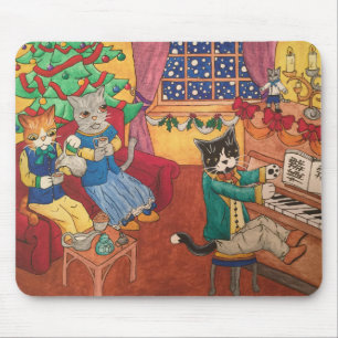 Victorian Christmas Mouse Pad
