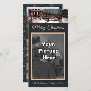 Victorian Christmas Party Photo Card