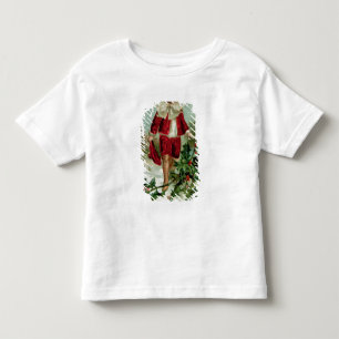 Victorian Christmas postcard depicting a boy Toddler T-Shirt