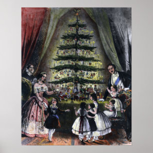 Victorian Christmas Poster