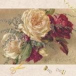 Victorian Christmas Roses Tissue Paper<br><div class="desc">Victorian Christmas Roses - Happy Christmastide!</div>