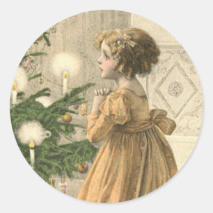 Victorian Christmas sticker