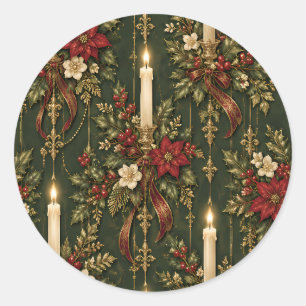Victorian Christmas Sticker Sheet 4 – Candles