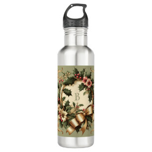 Victorian/Classic/Vintage Christmas 710 Ml Water Bottle