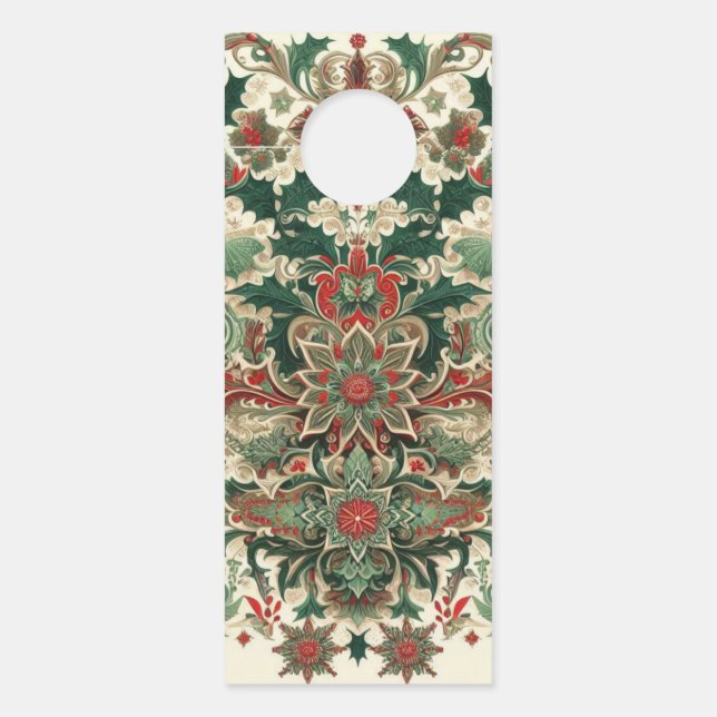 Victorian/Classic/Vintage Christmas Door Hanger (Front)