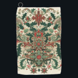 Victorian/Classic/Vintage Christmas Golf Towel<br><div class="desc">initialise it</div>