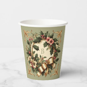 Victorian/Classic/Vintage Christmas Paper Cups