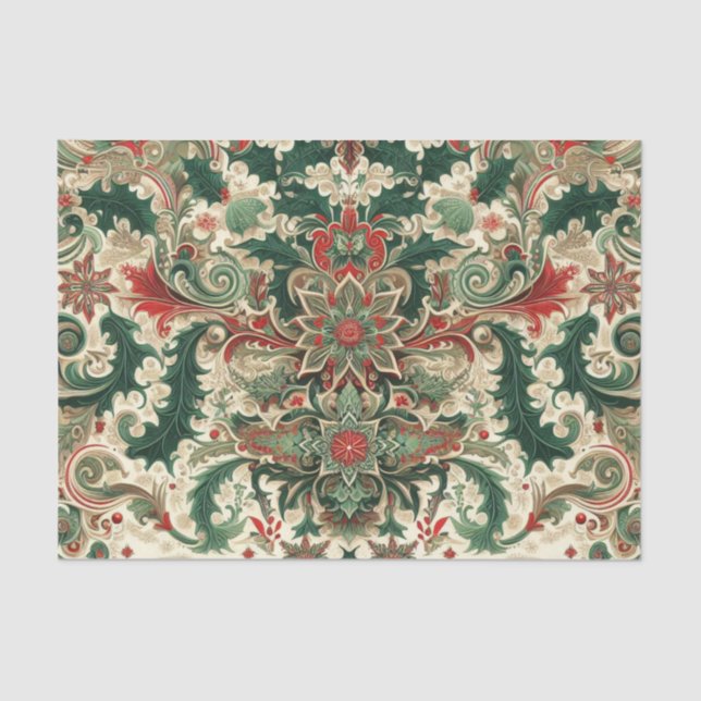 Victorian/Classic/Vintage Christmas Tissue Paper (Front)