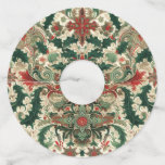 Victorian/Classic/Vintage Christmas Wine Glass Tag<br><div class="desc">initialise it</div>