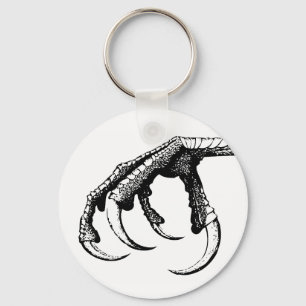 Victorian clawfoot talon keychain