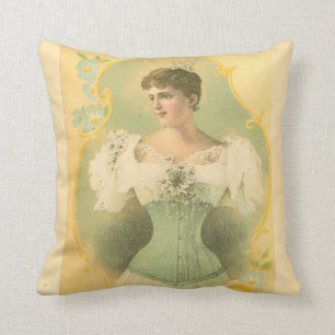 Victorian Corset advertisements Cushion