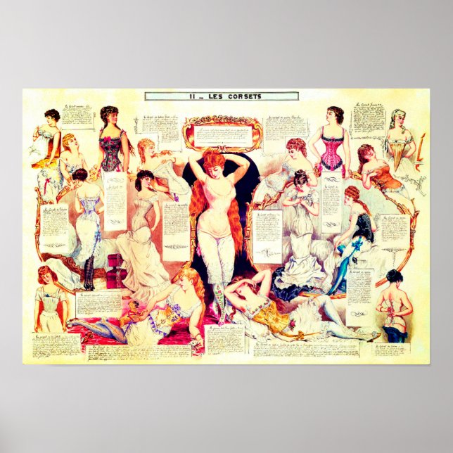 Victorian corset poster (Front)