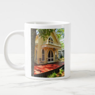 Victorian Cottage in Sun - Martha's Vineyard Large Coffee Mug