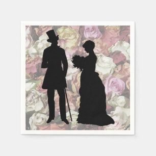 Victorian Couple Napkin