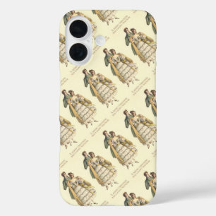Victorian Couple Vintage Christmas iPhone 16 Case