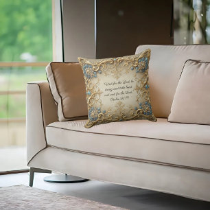 Victorian Customisable Bible Verse Cushion