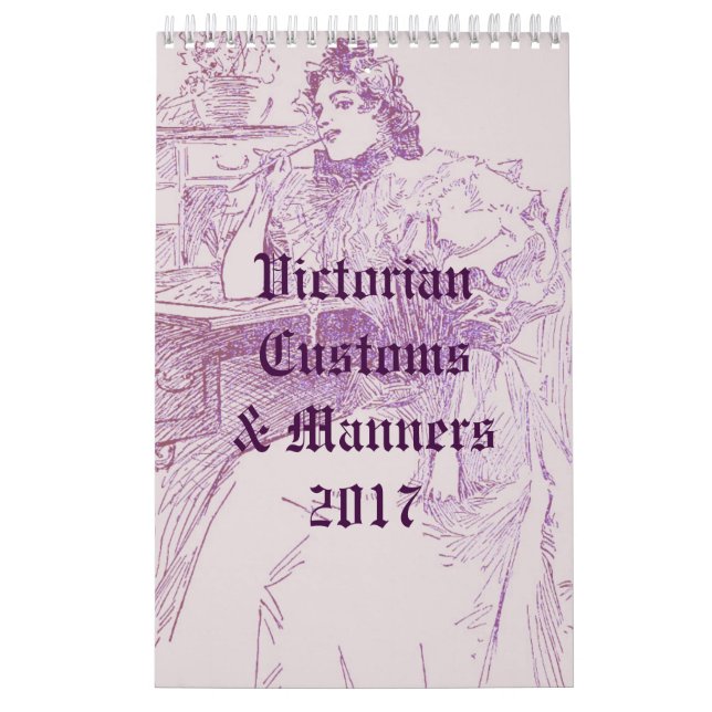 Victorian Customs & Manners Calendar (Cover)