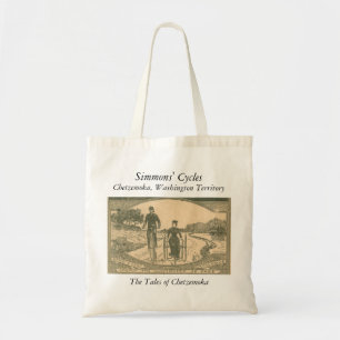 Victorian cyclists tote bag