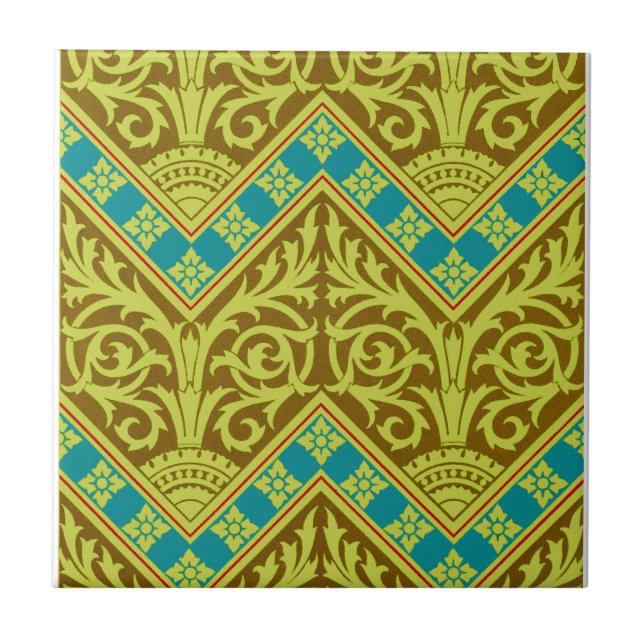 Victorian Design #10 @ Susiejayne Ceramic Tile (Front)