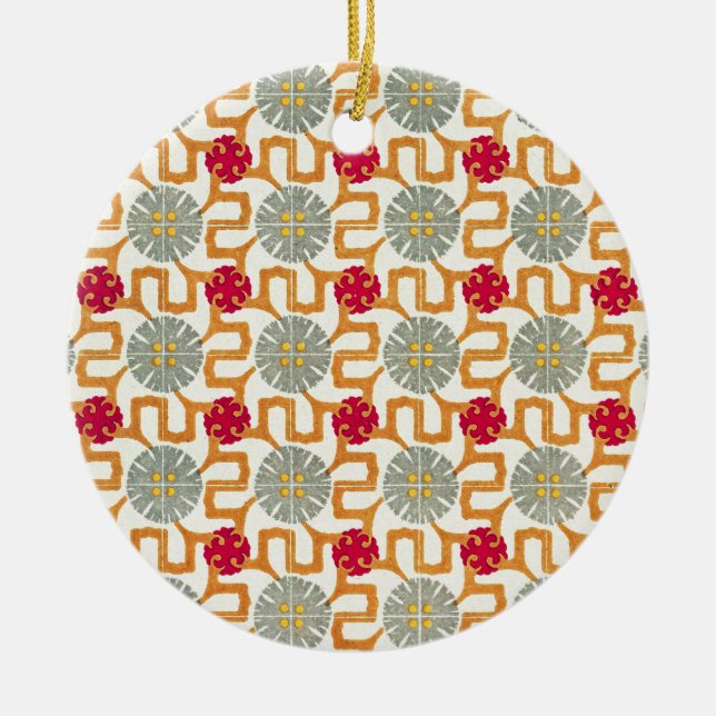 Victorian Design #12 at VictoriaShaylee Ceramic Ornament (Front)