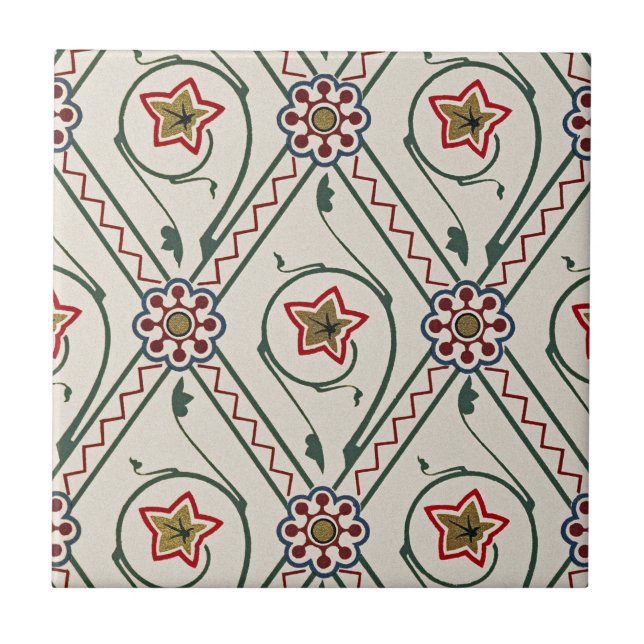 Victorian Design #3 @ VictoriaShaylee Ceramic Tile (Front)