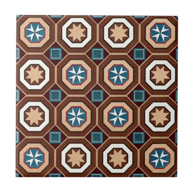 Victorian Design #9 @ Susiejayne Ceramic Tile (Front)