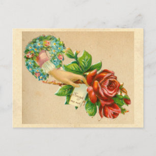 Victorian die-cut postcard