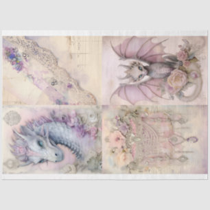 Victorian Dragon Series Design 13 Tissue Paper