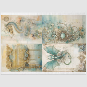 Victorian Dragon Series Design 5 Tissue Paper