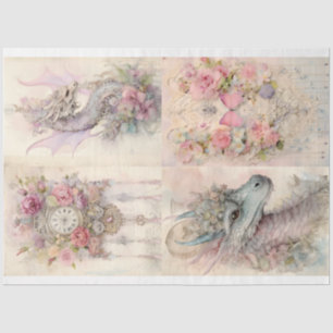 Victorian Dragon Series Design 8 Tissue Paper