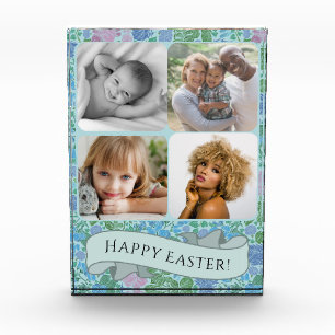 Victorian Dragonflies Garden Muted Photo Easter Block