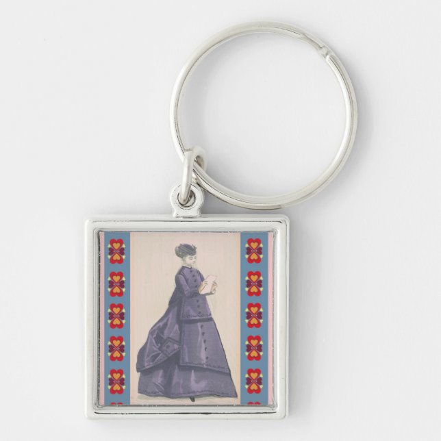 Victorian Dress Key Ring (Front)