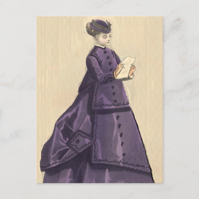 Victorian Dress Postcard (Front)