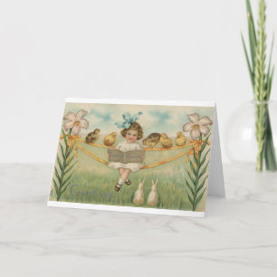 Victorian Easter Carols Greeting Card