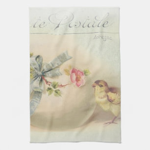 Victorian Easter chic and egg Tea Towel
