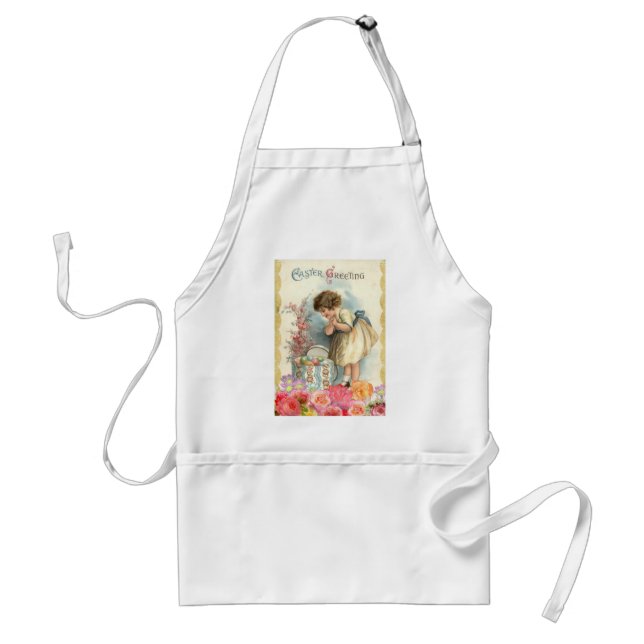 victorian easter eggs standard apron (Front)