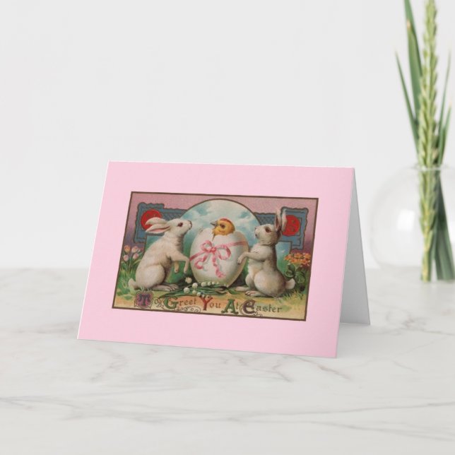 Victorian Easter Greeting Card (Front)