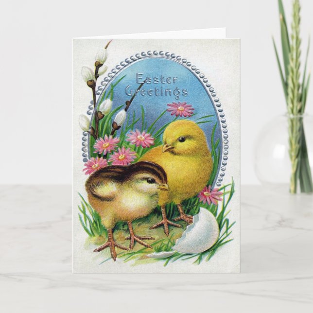 Victorian Easter Holiday Card (Front)