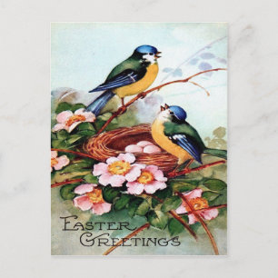 Victorian Easter Holiday Postcard