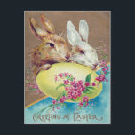 Victorian Easter Holiday Postcard<br><div class="desc">To the best of my knowledge these images are in public domain and believed to be free to use without restriction in the US. 
 Please contact me if you discover that any of these images are not in Public Domain.</div>