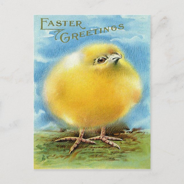 Victorian Easter Holiday Postcard (Front)
