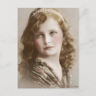 Victorian Edwardian Sepia Hand Tinted Postcard 14