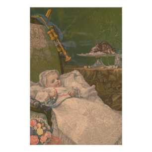 Victorian Elegance: An Infant’s World Poster