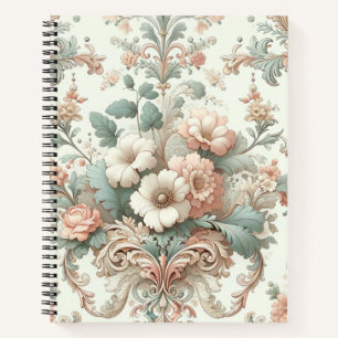 Victorian Elegance: Soft Pastel Patterns Notebook