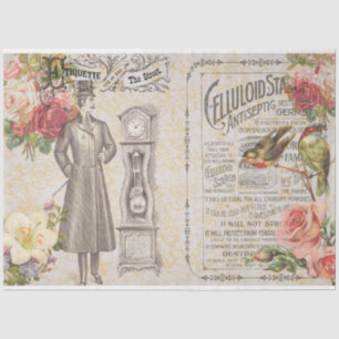 Victorian  Emphemera Series Design 24 Tissue Paper