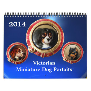 VICTORIAN ENAMELS /MINIATURE DOG PORTRAITS 2017 CALENDAR