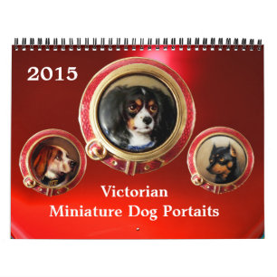 VICTORIAN ENAMELS /MINIATURE DOG PORTRAITS 2017 CALENDAR